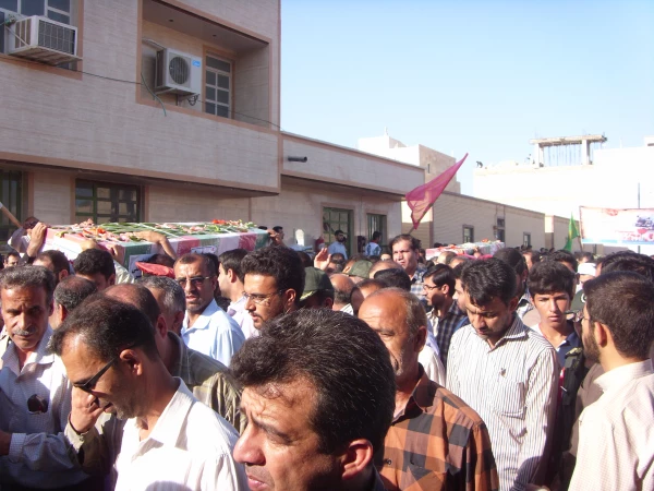 تششیع جنازه شهدای گمنان