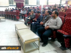 دیدار رئیس و مسئولین پردیس علامه طباطبایی بوشهر با دانشجویان پردیس 3