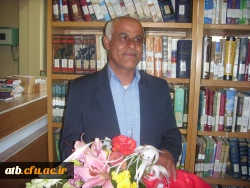 مراسم تکریم و قدردانی از زحمات آقای امرالله مشهدی زاده سرپرست بازنشسته پردیس 8