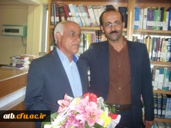 مراسم تکریم و قدردانی از زحمات آقای امرالله مشهدی زاده سرپرست بازنشسته پردیس 9