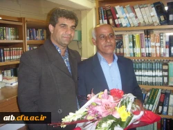 مراسم تکریم و قدردانی از زحمات آقای امرالله مشهدی زاده سرپرست بازنشسته پردیس 10