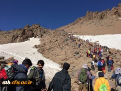 صعود دانشجو معلمان کوهنورد پردیس علامه طباطبایی و دانشگاه آزاد بوشهر به قله سبلان 10