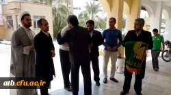 حضور معنوی خدام حرم رضوی (ع) در دانشگاه فرهنگیان پردیس علامه طباطبایی بوشهر 2