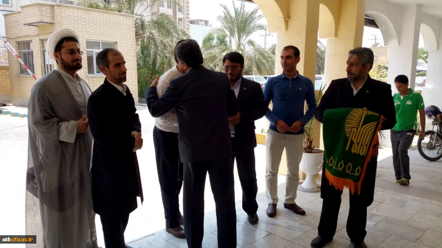 حضور معنوی خدام حرم رضوی (ع) در دانشگاه فرهنگیان پردیس علامه طباطبایی بوشهر 2