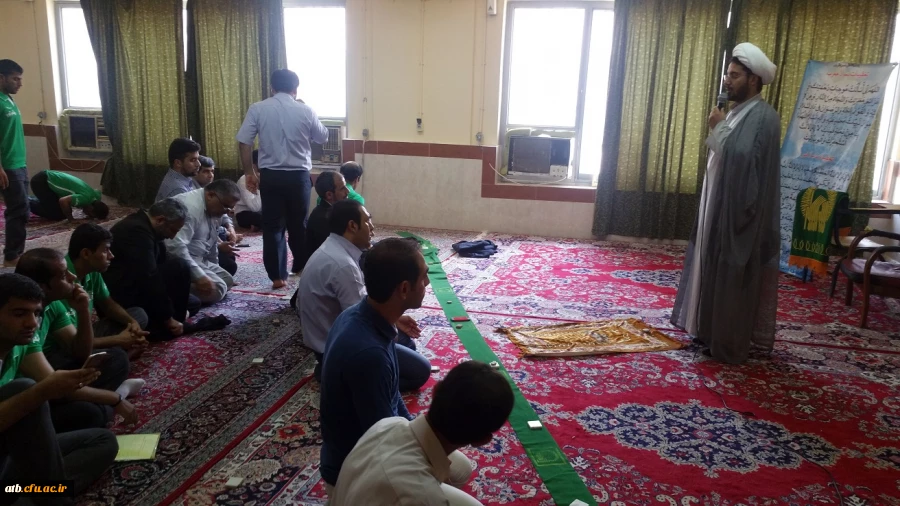 حضور معنوی خدام حرم رضوی (ع) در دانشگاه فرهنگیان پردیس علامه طباطبایی بوشهر