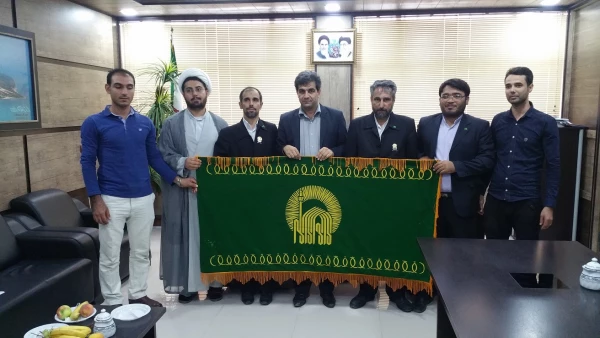 حضور معنوی خدام حرم رضوی (ع) در دانشگاه فرهنگیان پردیس علامه طباطبایی بوشهر