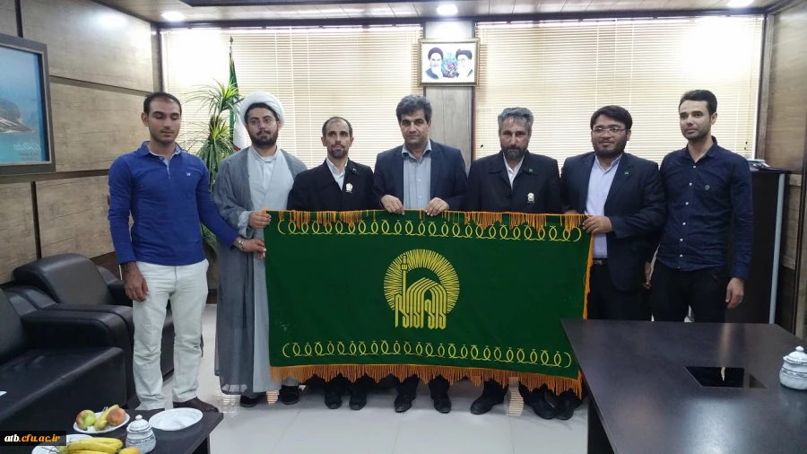 حضور معنوی خدام حرم رضوی (ع) در دانشگاه فرهنگیان پردیس علامه طباطبایی بوشهر