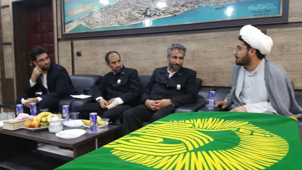 حضور معنوی خدام حرم رضوی (ع) در دانشگاه فرهنگیان پردیس علامه طباطبایی بوشهر 3