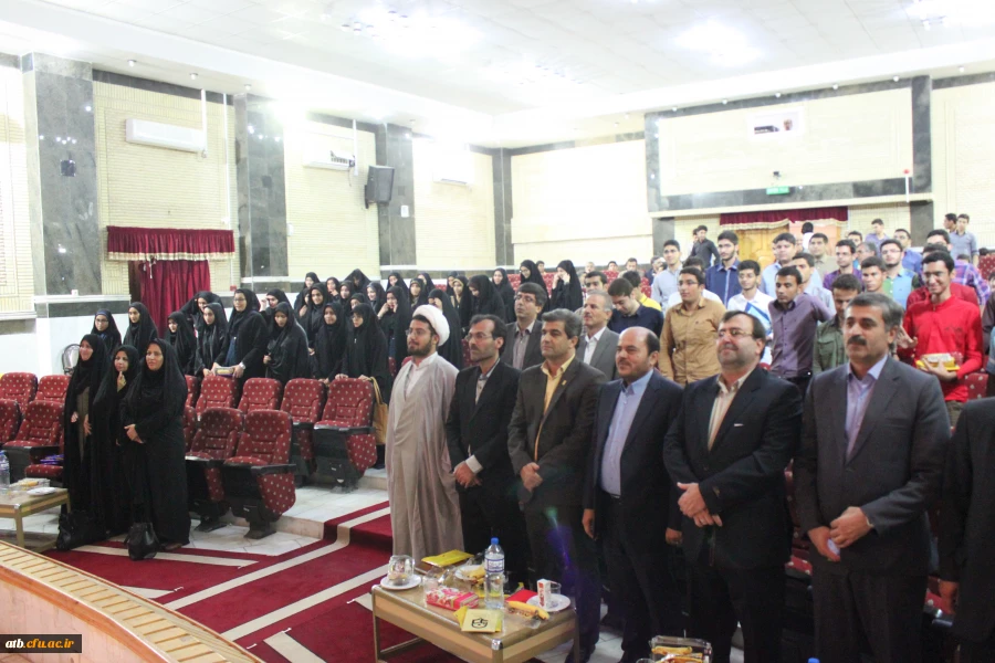 مراسم استقبال از دانشجویان جدید الورود سال تحصیلی 95-94