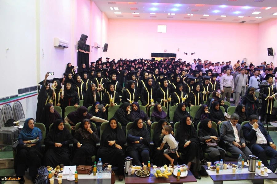 دانشگاه فرهنگیان استان بوشهر برگزار نمود:
جشن فارغ التحصیلی دانشجویان علوم تربیتی 
 8