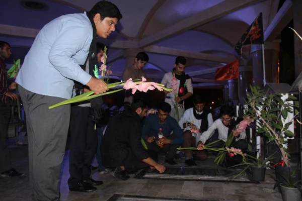 زیارت دانشجو معلمان و فعالان بسیجی پردیس علامه طباطبایی از قبورمطهر شهدا 6