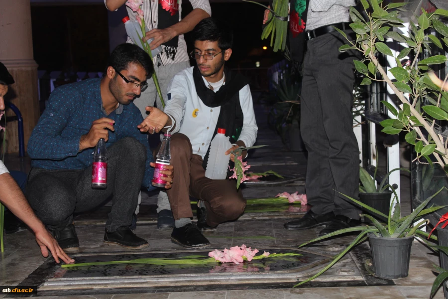 زیارت دانشجو معلمان و فعالان بسیجی پردیس علامه طباطبایی از قبورمطهر شهدا 7