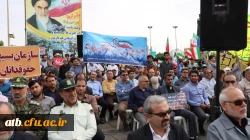 حضور پرشور دانشجو معلمان پردیس علامه طباطبایی در راهپیمایی 13 آبان 4