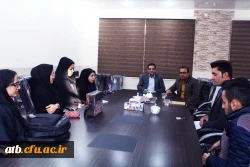 نشست  رییس اداره سراهای دانشجویی دانشگاه فرهنگیان با اعضای شورای صنفی دانشجویان دانشگاه فرهنگیان استان بوشهر 2