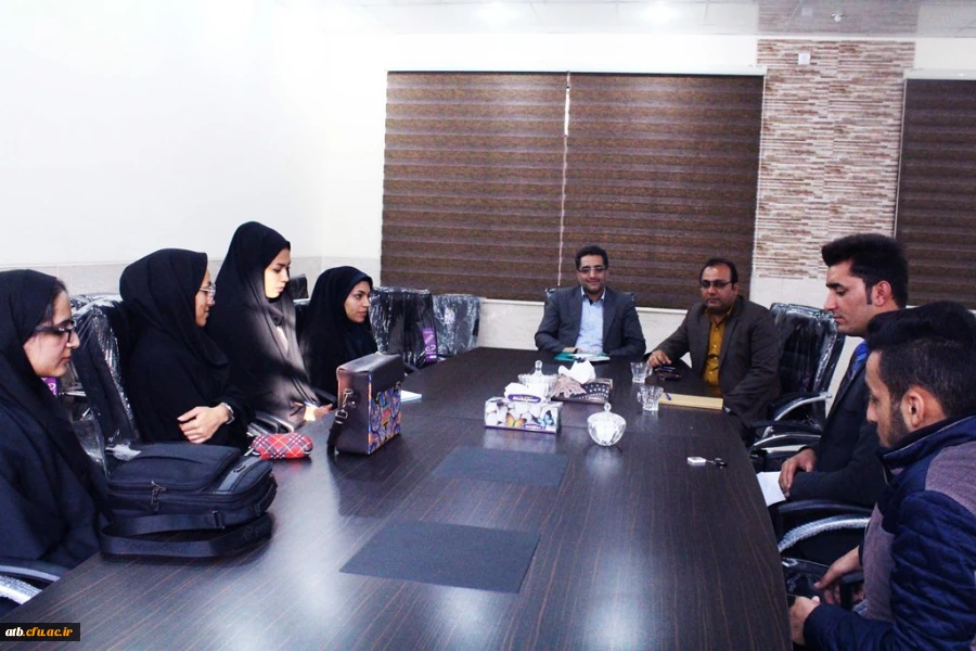 نشست  رییس اداره سراهای دانشجویی دانشگاه فرهنگیان با اعضای شورای صنفی دانشجویان دانشگاه فرهنگیان استان بوشهر 2