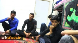 به همت هیئت عزاداری دانشجویی امام علی (ع)پردیس علامه طباطبایی برگزار شد
آیین عزاداری شهادت حضرت فاطمه (س)  3