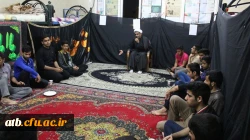 به همت هیئت عزاداری دانشجویی امام علی (ع)پردیس علامه طباطبایی برگزار شد
آیین عزاداری شهادت حضرت فاطمه (س)  6