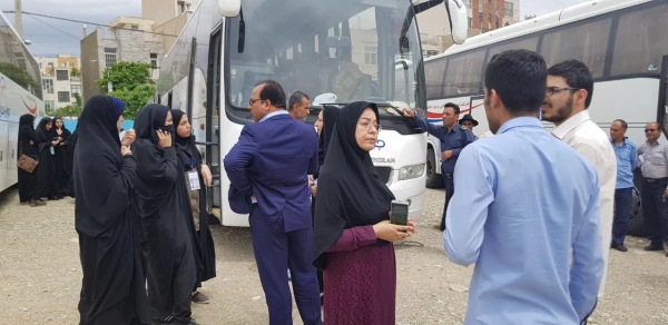 اعزام دانشجو معلمان دانشگاه فرهنگیان استان بوشهر جهت دیدار رهبری به روایت تصویر 14