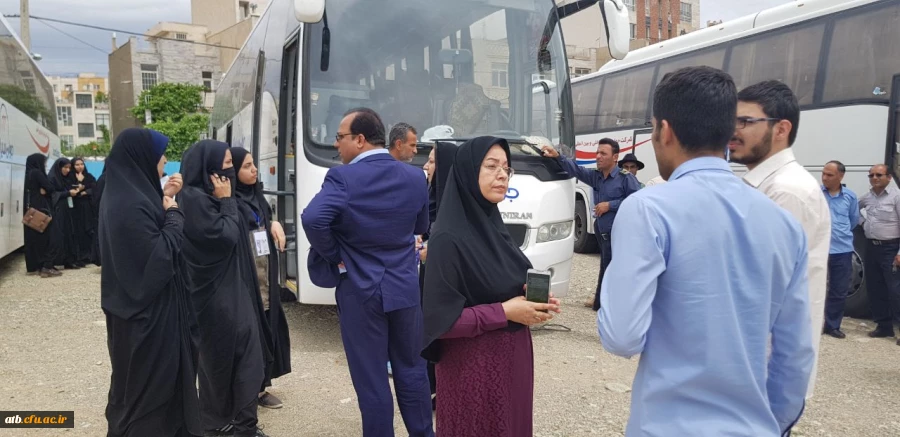 اعزام دانشجو معلمان دانشگاه فرهنگیان استان بوشهر جهت دیدار رهبری به روایت تصویر 14