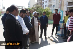 بدرقه و اعزام جمعی از دانشجومعلمان جهادگر داوطلب پردیس علامه طباطبایی دانشگاه فرهنگیان استان بوشهر به مناطق سیل زده خوزستان برای امدادرسانی به هموطنان سیل زده 6