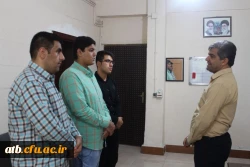 خداحافظی دانشجویان دانش آموخته ورودی ۹۴پردیس علامه طباطبایی بوشهر با رئیس دانشگاه  4