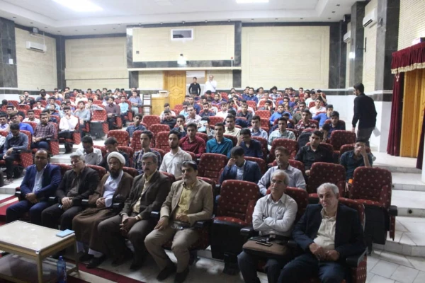 با حضور مشاور رئیس دانشگاه فرهنگیان کشور؛
برگزاری آئین استقبال دانشجومعلمان نوورود پردیس علامه طباطبایی بوشهر
 2